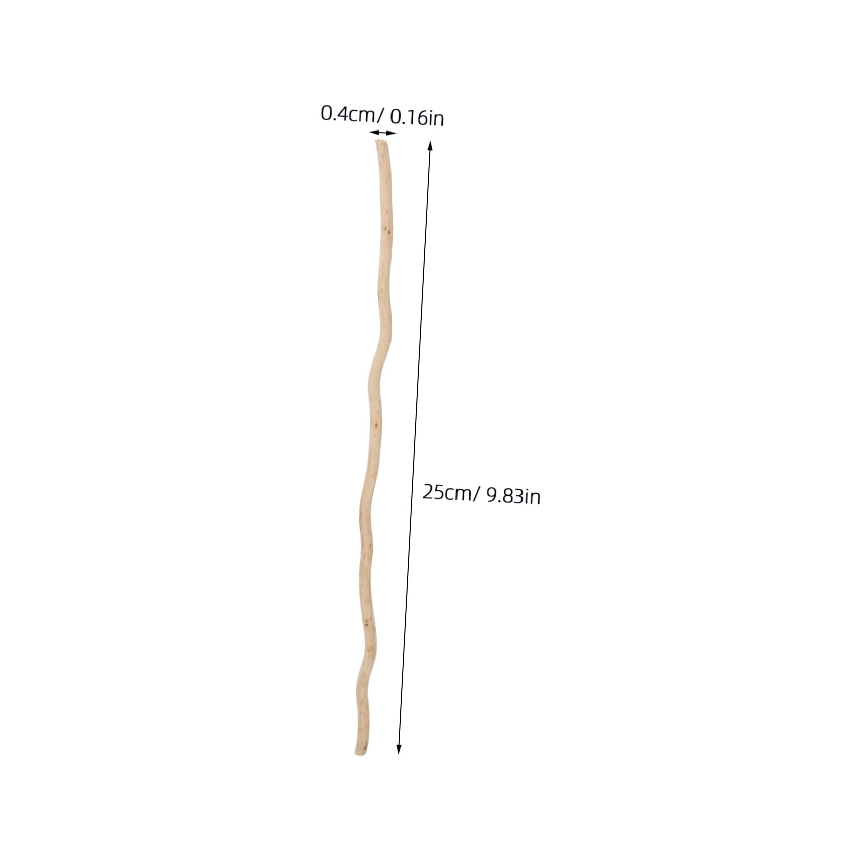 NOLITOY 50pcs Diffuser Sticks Natural Wavy Rattan Refill for Home Fragrance Decorative and Functional Rods for Relaxing Spaces