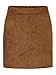 VERO MODA Damen Vmdonnadina Faux Suede Short Skirt Noos Rock, Cognac, XS EU