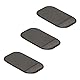 3 Stück Auto Armaturenbrett Anti Rutsch Matten,Waschbare Auto Anti Rutsch Pads,Antirutschmatte Auto Handy,Doppelseitig Klebende Antirutschmatte Auto Armaturenbrett Wiederverwendbar(Schwarz)