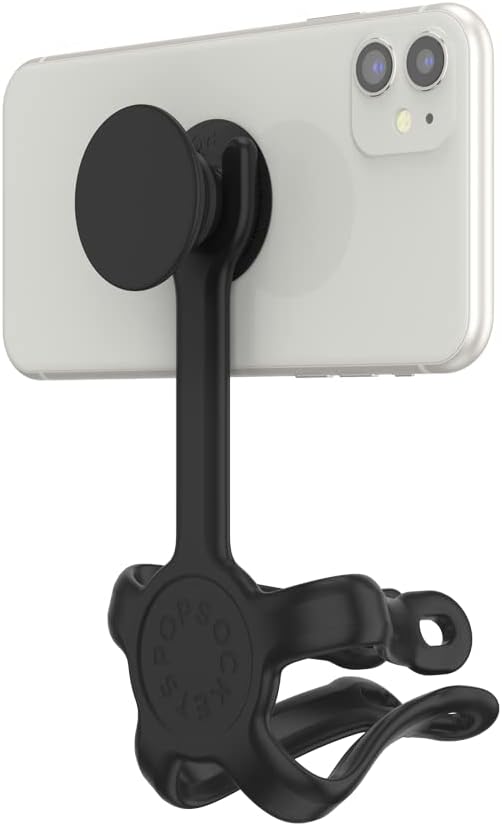 PopSockets Flexible Phone Mount & Stand, Phone Tripod Mount, Universal Device Mount - Black small