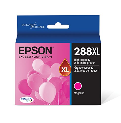 EPSON T288 DURABrite Ultra Ink High Capacity Magenta Cartridge (T288XL320-S) for select Epson Expression Printers