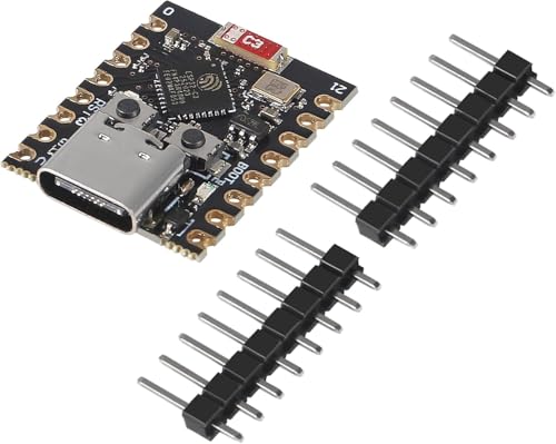 Image of ESP32 C3 Mini Development Board - WiFi & Bluetooth 5.0, 160MHz RISC-V Processor, Ideal for IoT Projects and Arduino Compatibility