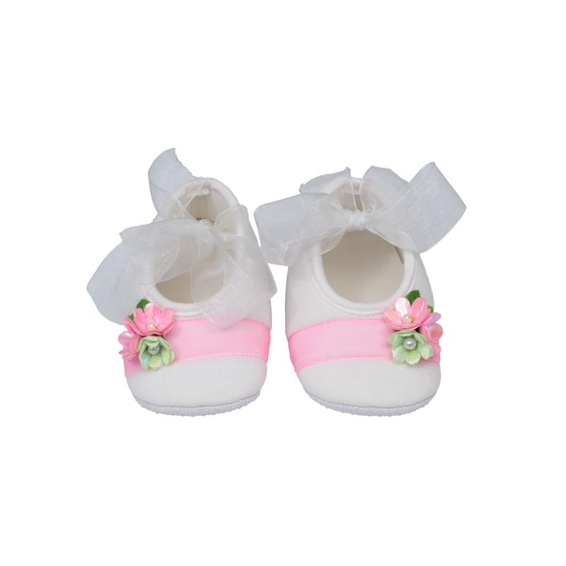 devishi booties embellished with shimmer flowers - white-picture-14