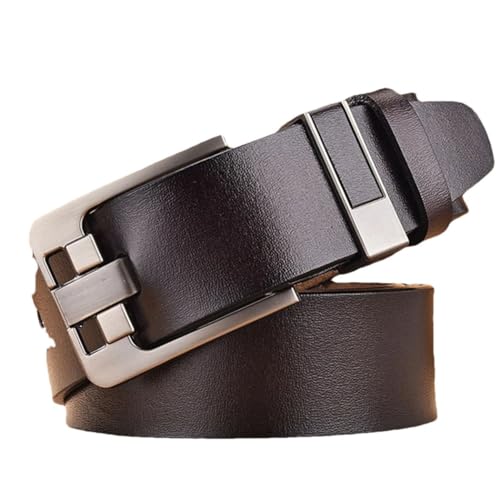 Men Classic Belt for Jeans and Trousers with Comfortable Leather Strap