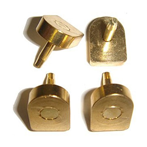 Stiftabsätze Messing (U-Form 11mmx15mm) - 2 Paar Cover