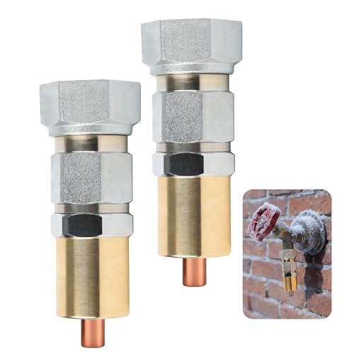 Freeze Protection for Outdoor Faucet - Heavy Duty Outdoor Garden Faucet Valve Quick Install Water Saver for Lawn Yard & Farm Faucets(1PCS)