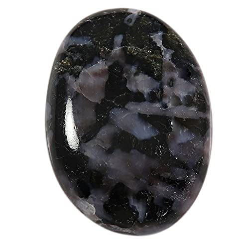 Jaspe naturel cabochon ovale 42,85 ct Gabbro Oq57 pour lithothérapie