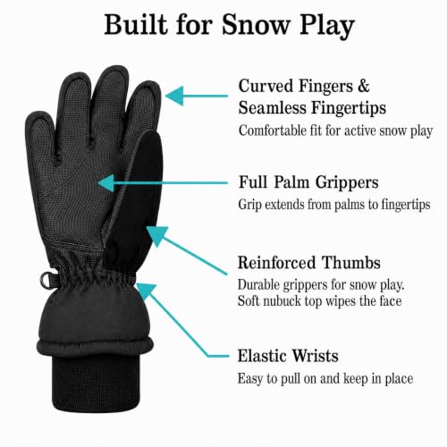 Image of N'Ice Caps Kids Waterproof Winter Thinsulate Warm Gloves