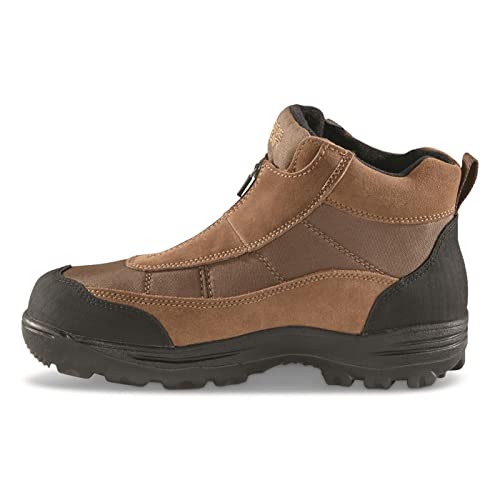 Guide Gear Men's Silvercliff Ii Mid Zip Hiking Boots Waterproof Outdoor Shoes, Mossy Oak Break-Up Country, 10.5D (Medium) #TOP4