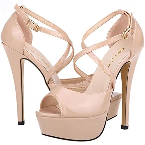 Sandales pour dames à plateforme talons épais et chaussures d'été à bride