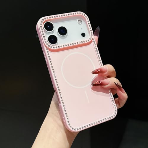 Coque rose magnétique iPhone 17 Pro Max pour le quotidien