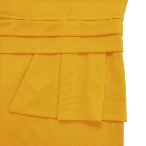 Image of ZVO Midi Dress for Women Pencil Dress Fashion Work Dress Elegant Church Dress High Waist Outfits