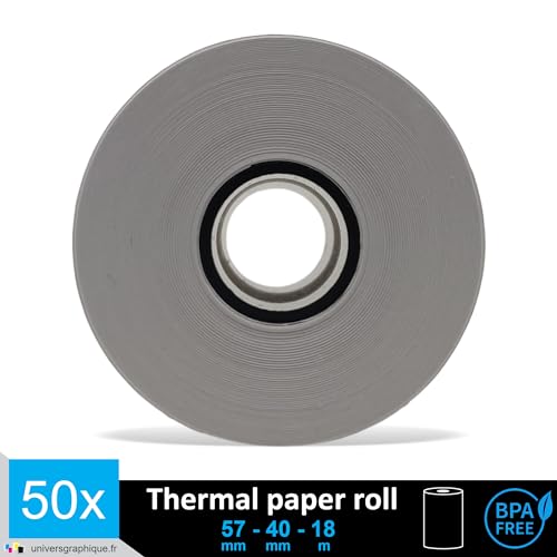 Bobines papier thermique sans bisphénol A pour machine CB