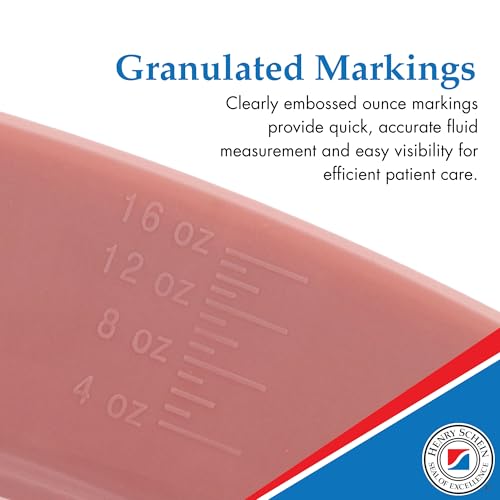 Image of Henry Schein Kidney Shaped Emesis Basin, Mauve, 16 oz, Reuseable, 25 Ct (Pack of 3)