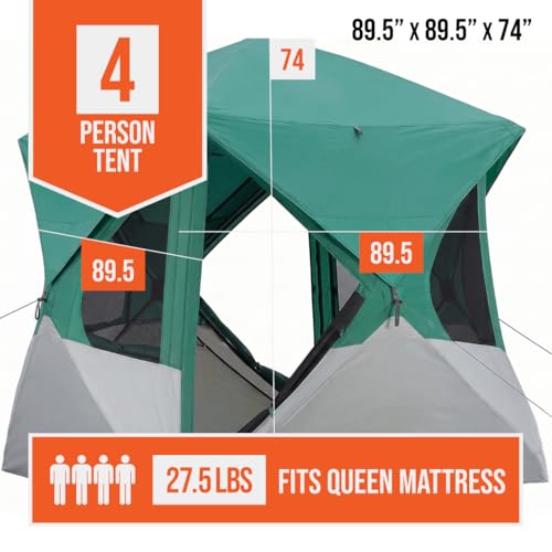 Carpa instantánea para camping para 4-6 personas miniatura 2