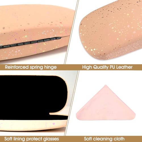 Image of PERFECTSIGHT Hard Shell Eyeglasses Case, Kawaii Protective Glasses Case for Kids, Cute Eyeglass Case for Women Men Girls