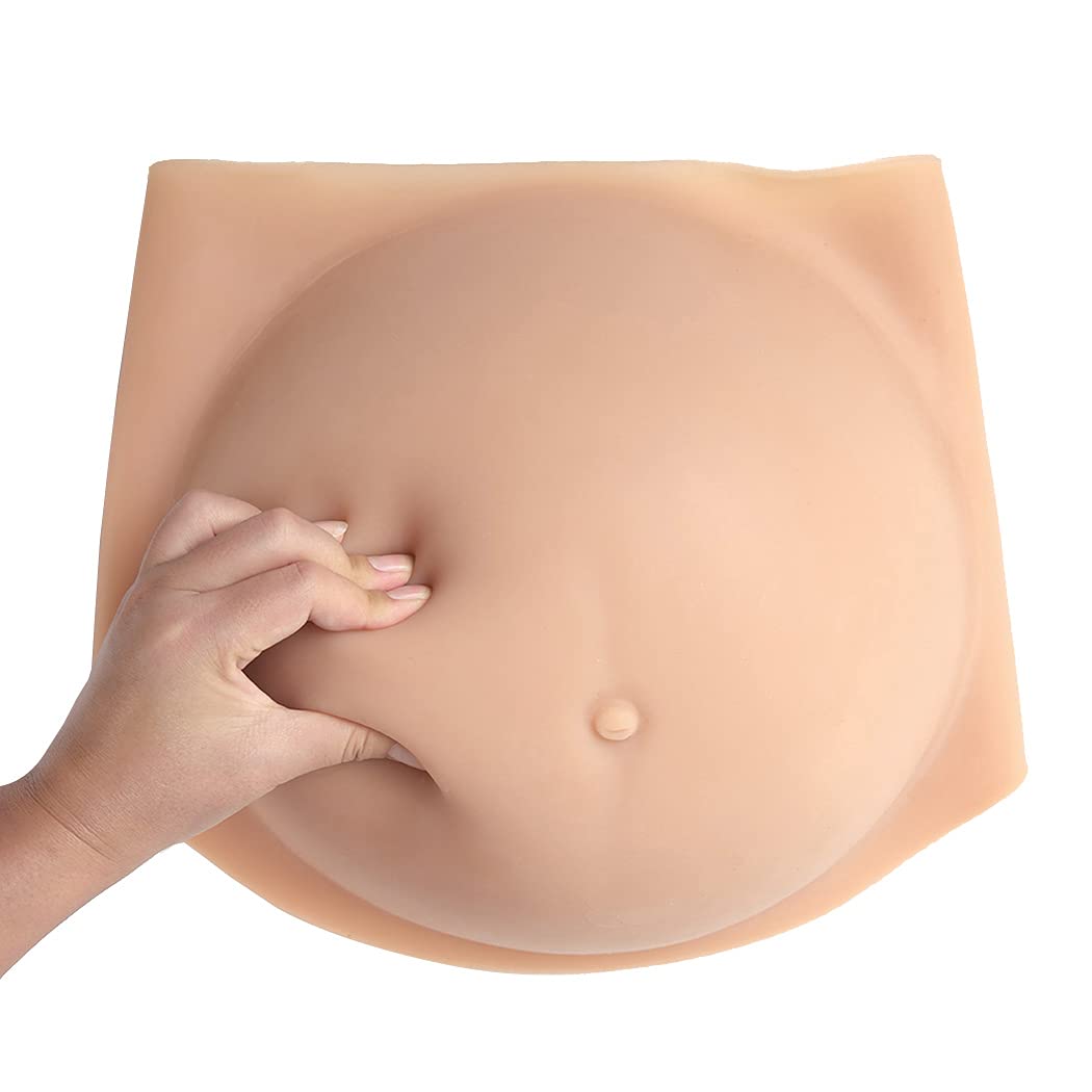 Amazon.co.jp: シリコン 偽の妊娠腹 2~10ヶ月 現実的妊娠の腹 偽の腹