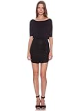 Mapalé by AM:PM Women's Off Shoulder Short Sleeve Sexy Mini Dress, Black, Small