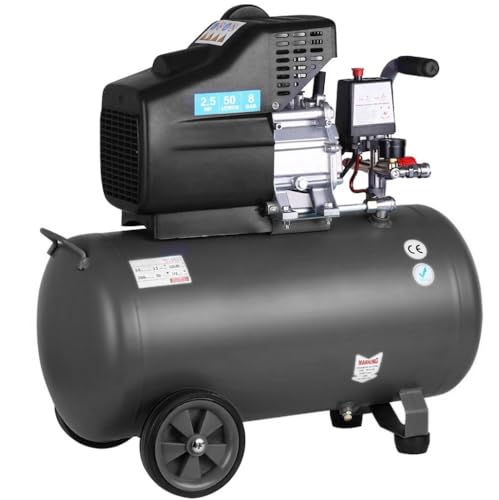 Compresor de aire profesional con certificado CE, 50 litros 2.5 CV 8 Bares