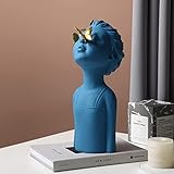 Figurines Home Décor Environmental Resin Statue Modern and Creative Sculpture Art Gift Blue