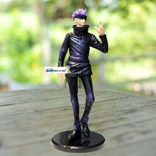 Image of Blue Aura Jujutsu Kaisen Gojo Action Figure Height -20cm Anime Figures | Gojo Eye Mask Standing