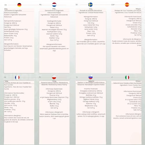 Wholefood Earth Getoastete und ungesüßte Kokosnuss-Scheiben – GMO frei – Vegan – Milchfrei – Ohne Zuckerzusatz, 1 kg