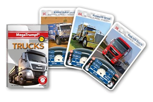 Piatnik 4215 – Quartett MegaTrumpf – Camión, Juego de Cartas