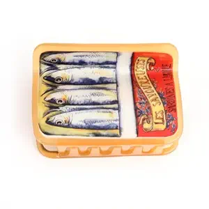 Personalized Acetate Sardinas Hair Claw Clip for Women Girls Thick Hair Imitation Food Holiday Gift for Chef 1 Piece