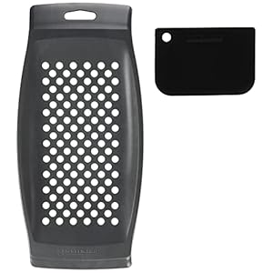 Fackelmann spaetzle maker/noodle maker met deegschraper voor de Duitse noedels Spätzle, kunststof keuken-rasp en pers voor fijne puree en deegwaren, vaatwasmachinebestendig (Kleur: wit), Aantal: 1