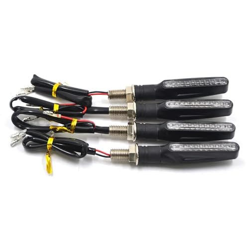Clignotants LED universels pour motos avec lentille fumée haute qualité