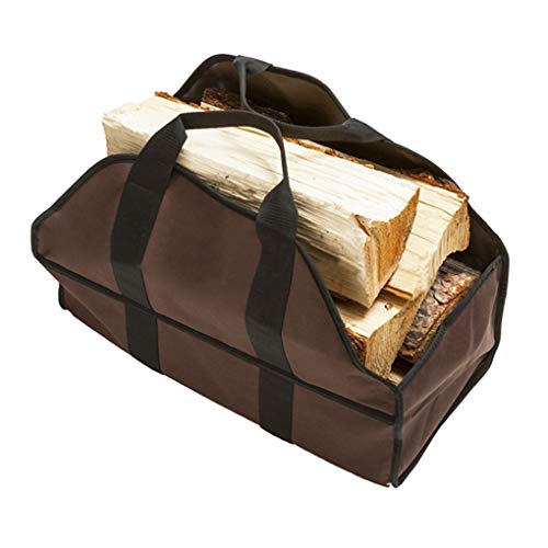 Ylucky Firewood Log Carrier Tote Bag Fireplace Carrier Birchwood Stand Sturdy Wood Carrying Bag With Handles For Camping Indoor Garden Beach Groceries #TOP1