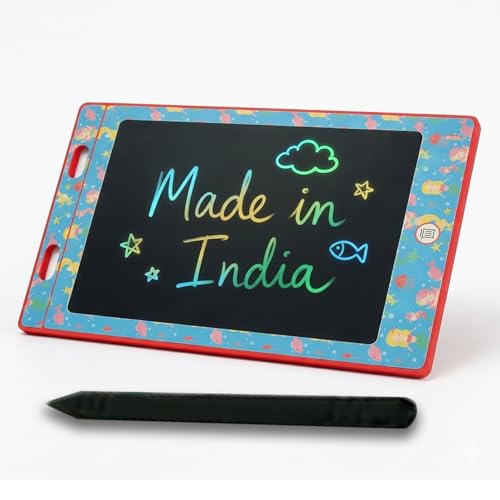 Image of Dr. MADY'S LCD Writing Tablet 8.5-Inch (3-Color Screen) | Reusable Drawing & Writing Pad for Kids | Reusable Digital Slate Drawing Tab |Erasable Writing Board for Kids Aged 3-10-12