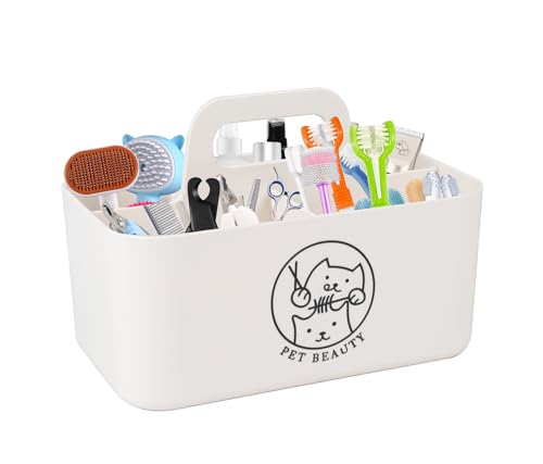 Brabtod Minimalist White Dog Cat Grooming Supplies