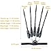 New Articulated Finger Extensions With Protective Glove, Halloween Fingers With Fingernails, Long Claw With Gloves, Scary and Flexible Skeleton Claws Hands (Black+Black Nail)