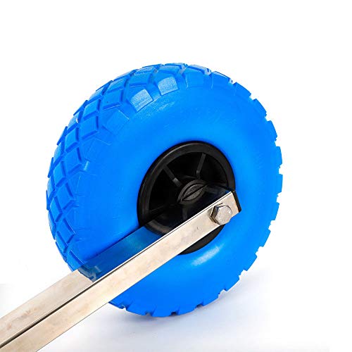 Nicechoose Boat Launching Wheels, Stainless Steel Transom Launching Wheel Dolly 10'' X 3 '' Tires For Inflatable Dinghy Boat (Us Shipping) #TOP4