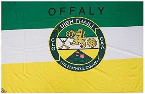 OFFALYOFFALY Official IRELAND GAA Crest County Flag 152 centimetre x91 centimetre