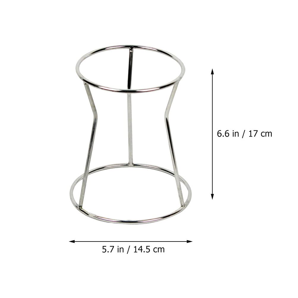 DOITOOL Piston Funnel Stainless Steel Pancake Stand Confectionery Funnels with Stand Dispenser Bakery Use Cake Decorating Tool