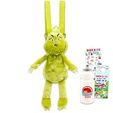 Dr. Seuss Grinch Plush Backpack Set - Bundle with 12