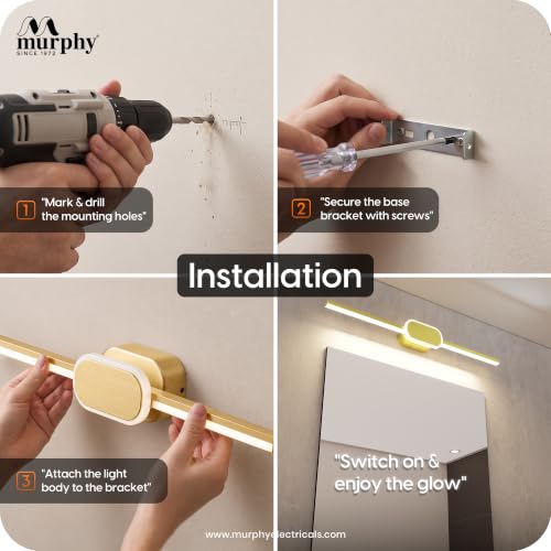 Image of Murphy 16+2W | Twins Full Brass Mirror Light | Designer Wall | Dual Light