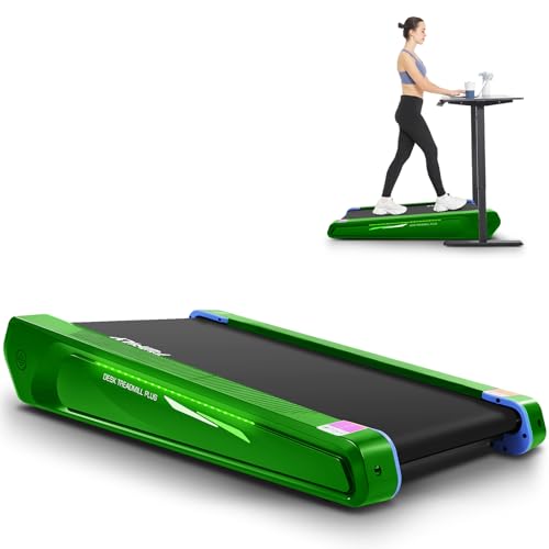 Image of FUNMILY Walking Pad Treadmill with 5% Incline, 2.5HP Smallest Under Desk Treadmills for Home Office, Compact Walking Treadmill 300lbs Weight Capacity /Remote Control /Lighting Design