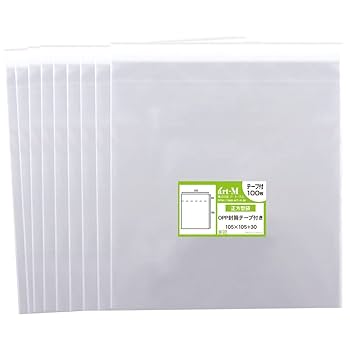 Amazon | アート・エム 【国産】テープ付10.5cmx10.5cmの正四角