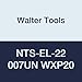 Walter Tools NTS-EL-22 007UN WXP20 Carbide NTS Threading Inserts, External Thread, Full Profile, American UN 60 Degree (Pack of 10)