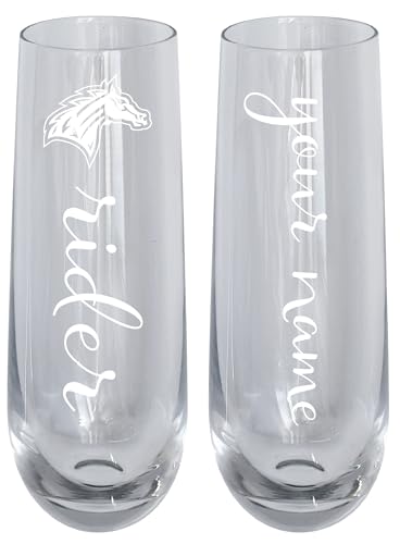 Copa de champagne grabada personalizable 10 oz