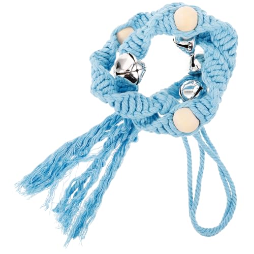 COLLBATH Hanging Dog Door Bell Portable Pet Doorbell Dog Training Bell for Potty Training Rope