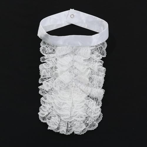 Image of COSDREAMER Mens Renaissance Scarf Jabot Cravat Costume Collar
