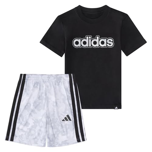 Image of adidas boys Camo Short Set