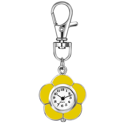 Montre de poche à quartz fiable et lisible avec clip sac à dos