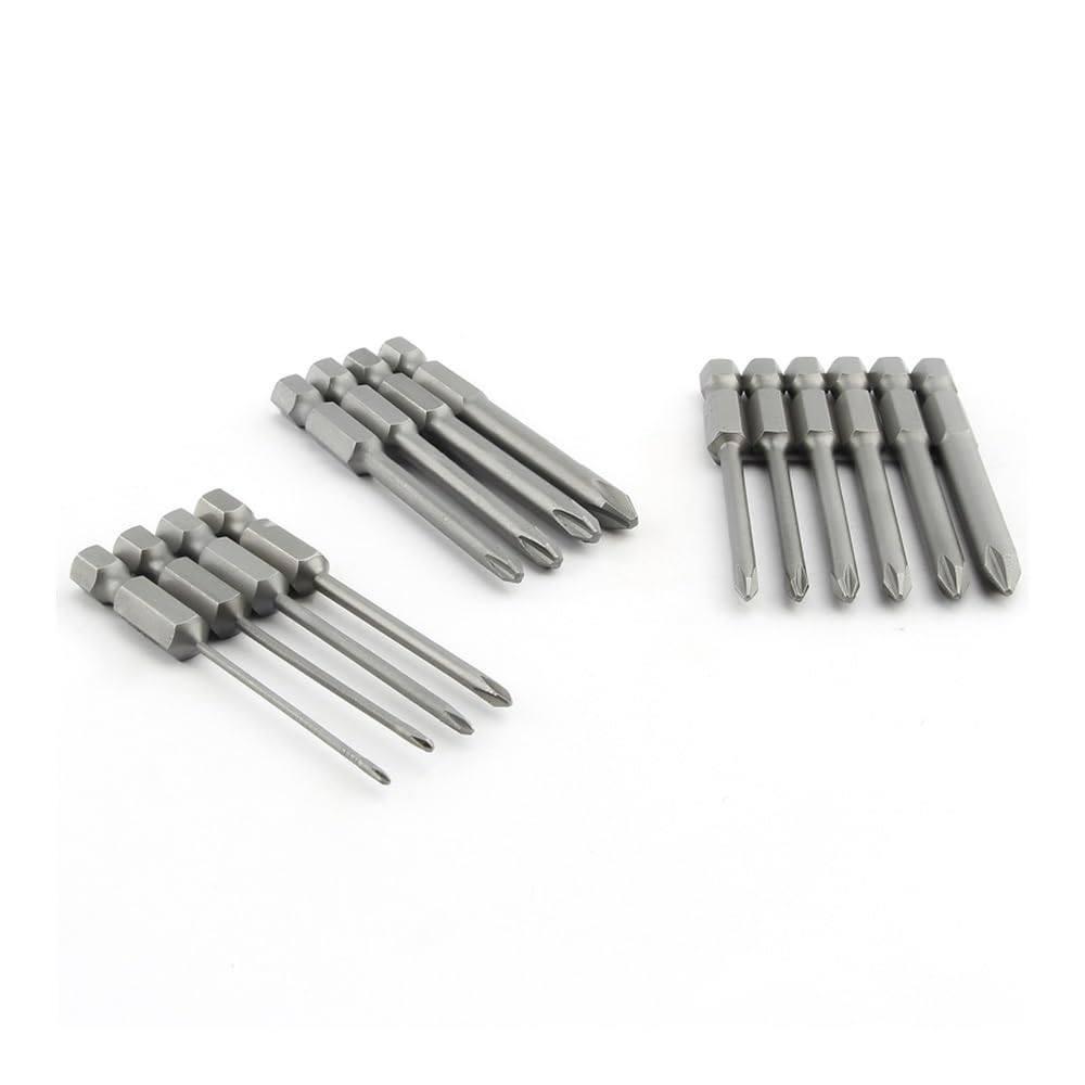 Ruxyoie 14Pcs 65Mm Set 14Pcs Phillips Screwdriver Bits 65Mm S2 Steel Magnetic