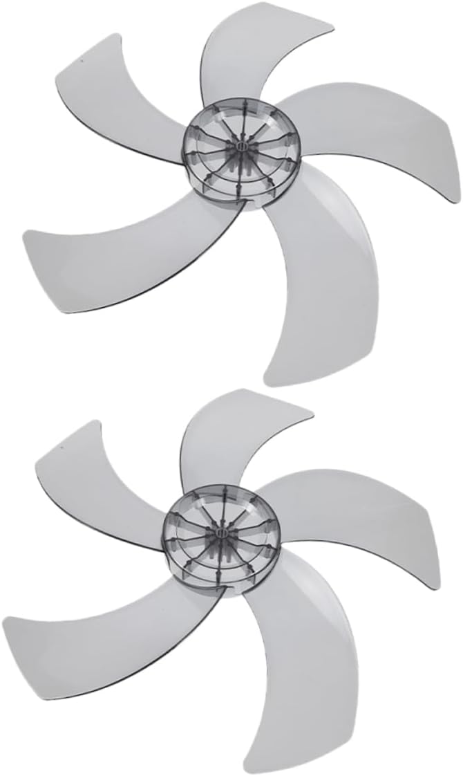 Stand Table Fan Accessories 2pcs Plastic Fan Blades 5 Leaves Replacement for Floor f
