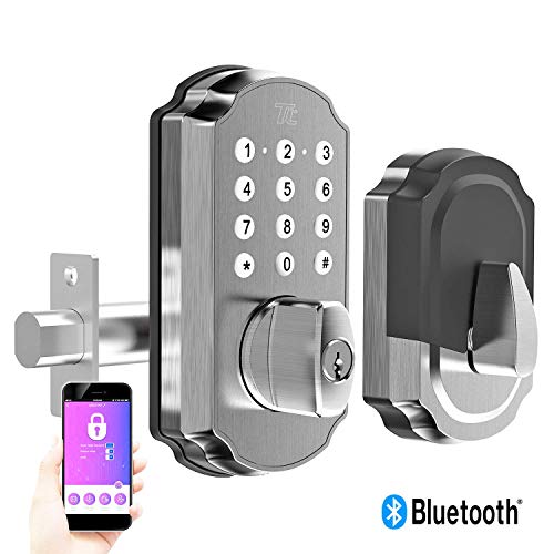 TURBOLOCK TL115 Smart Lock with Keypad and Voice Prompts | Digital Deadbolt w/App